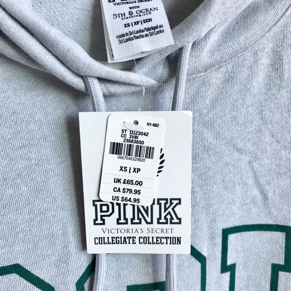 NWT PINK Victoria's Secret CSU Oversized Hoodie - Picture 4 of 5